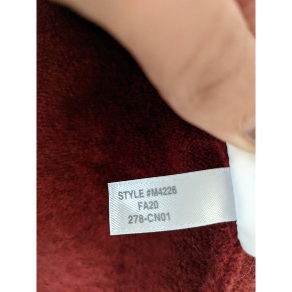 NWT Madewell Cozy Short Walking Cardigan Heather Scarlet XS Red - Picture 7 of 9